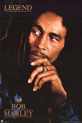Bob Marley wearing the ring